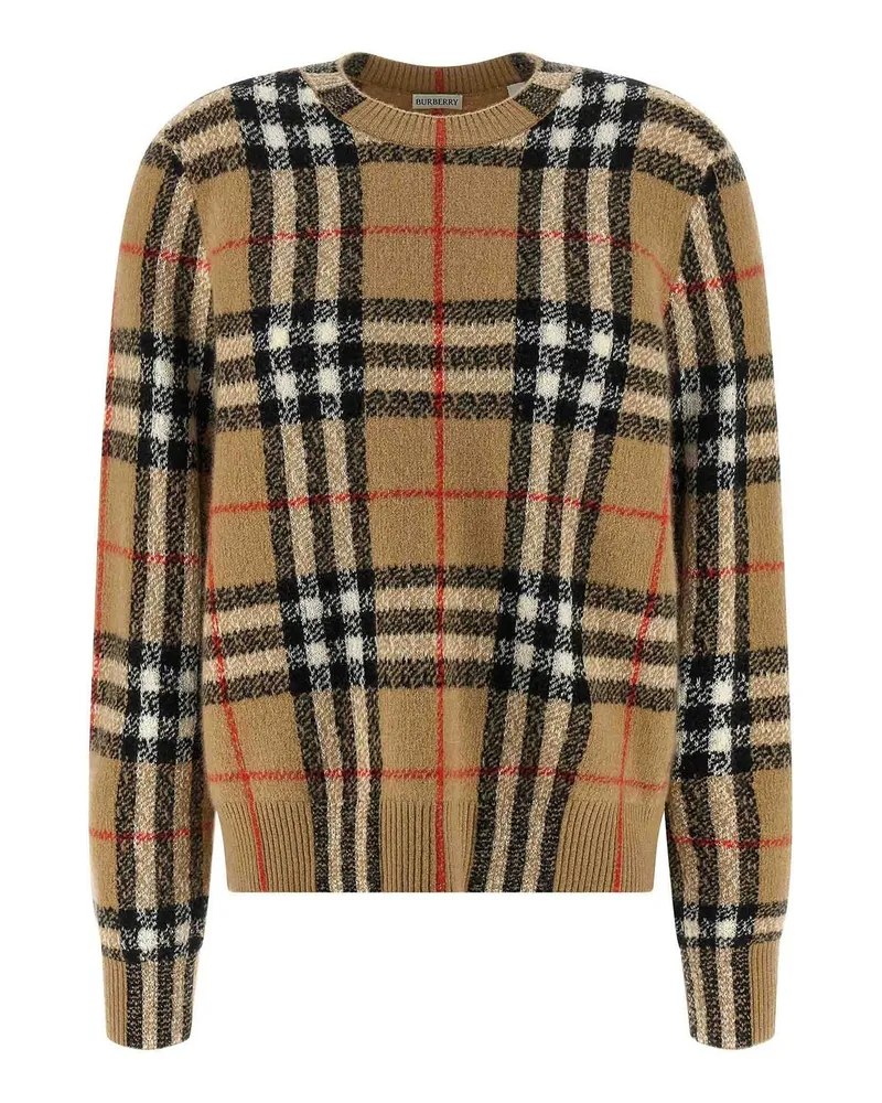 Burberry Rundhalspullover - Beige Beige