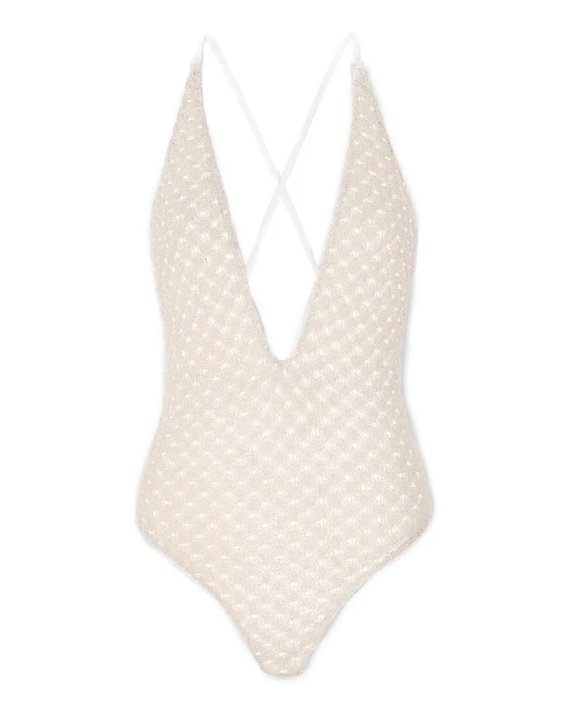 Missoni Badeanzug - Weiß Weiß