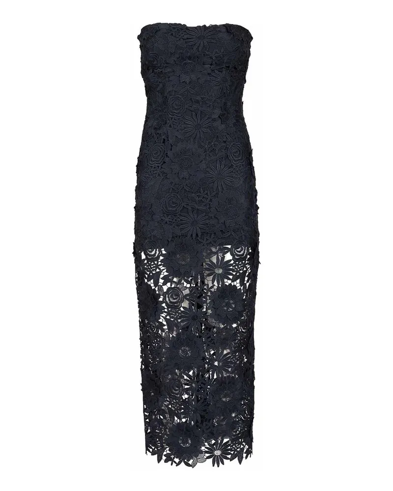 ROTATE Birger Christensen Knielanges Kleid - Blau Blau