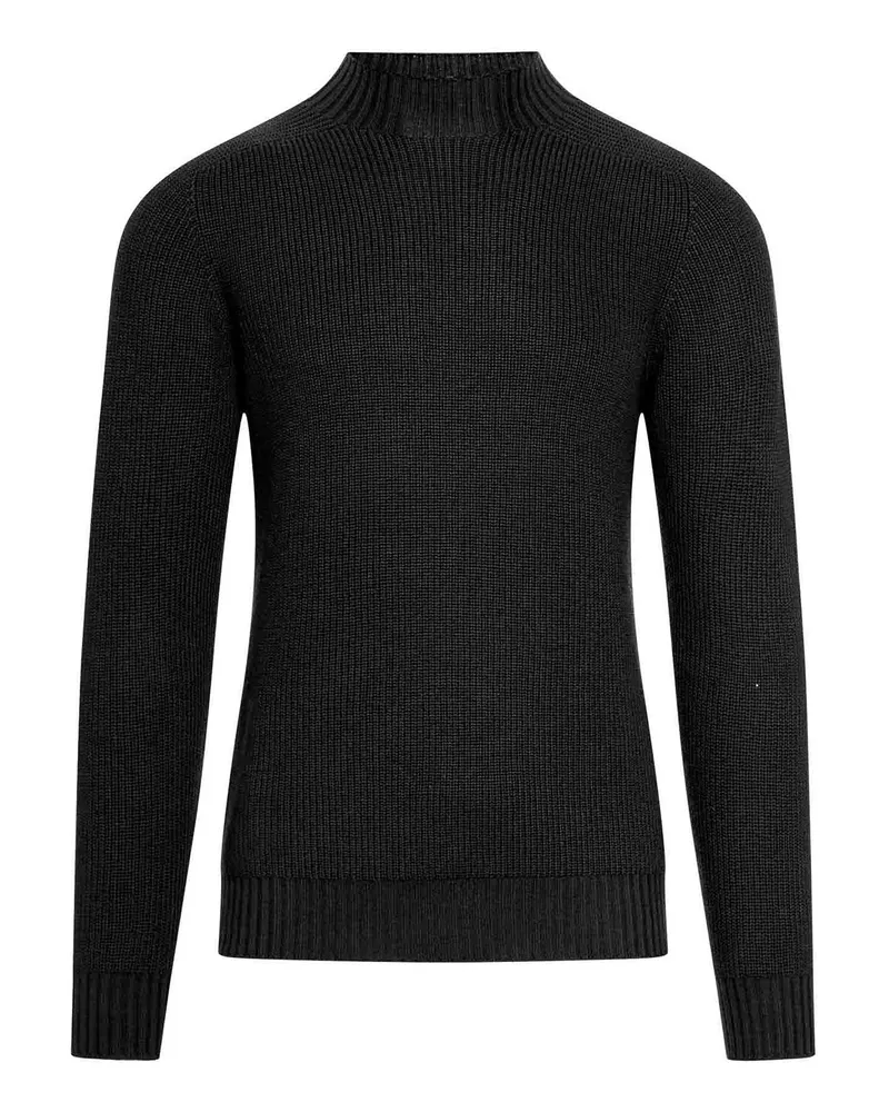 Gran Sasso Rollkragenpullover - Schwarz Schwarz