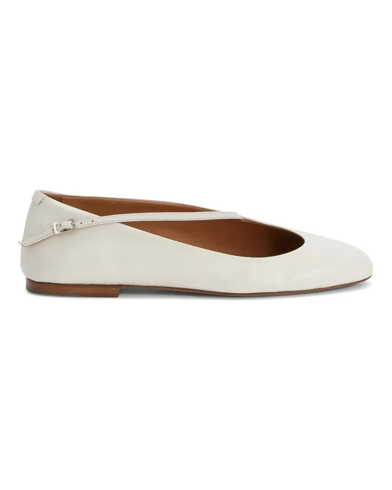 Jil Sander Ballerinas - Weiß Weiß