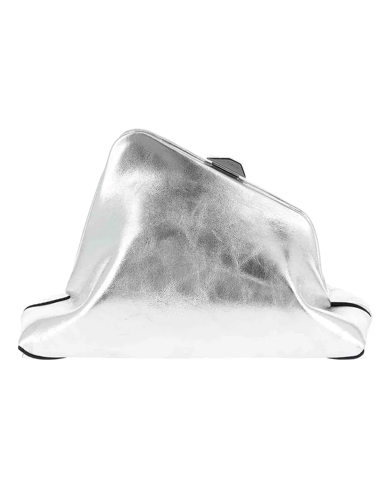 ATTICO Clutch - Silber Silber