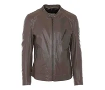 Lederjacke - Grün