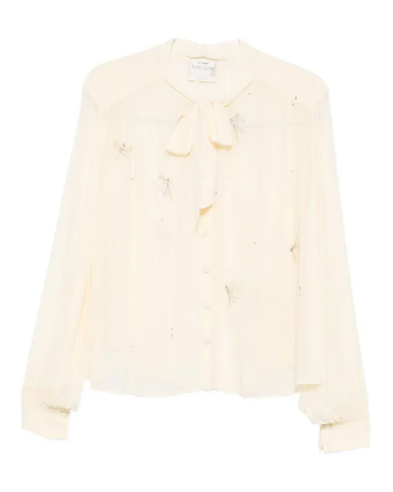 forte_forte Hemd - Beige Beige