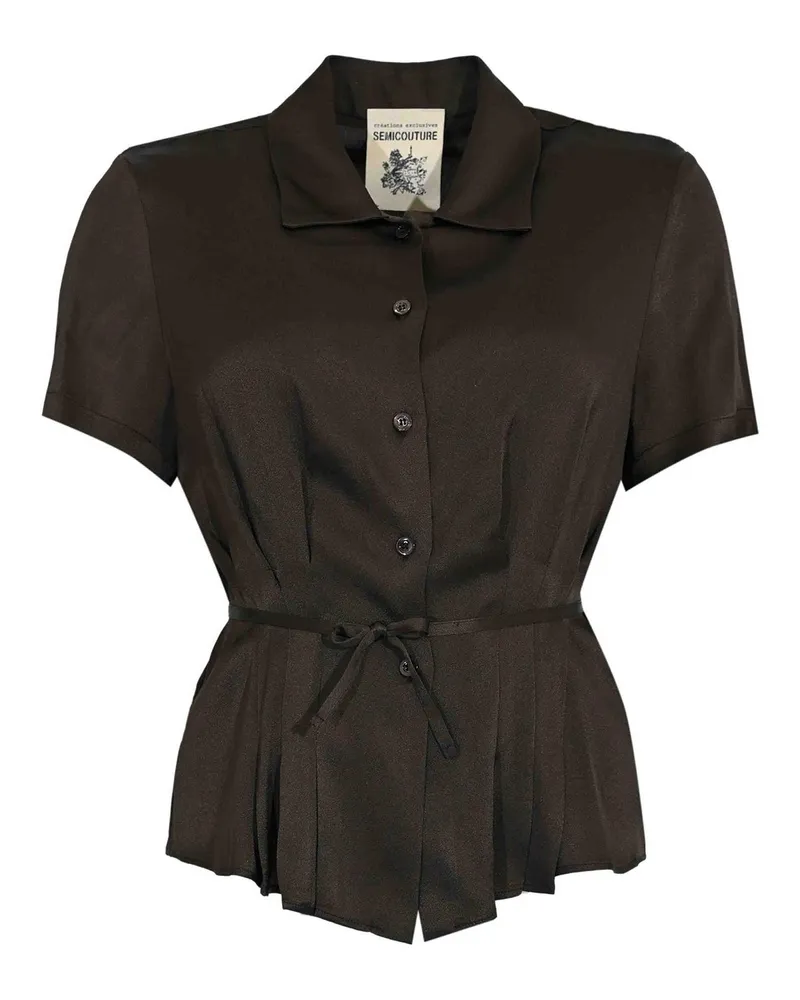 Semicouture Hemd - Braun Braun