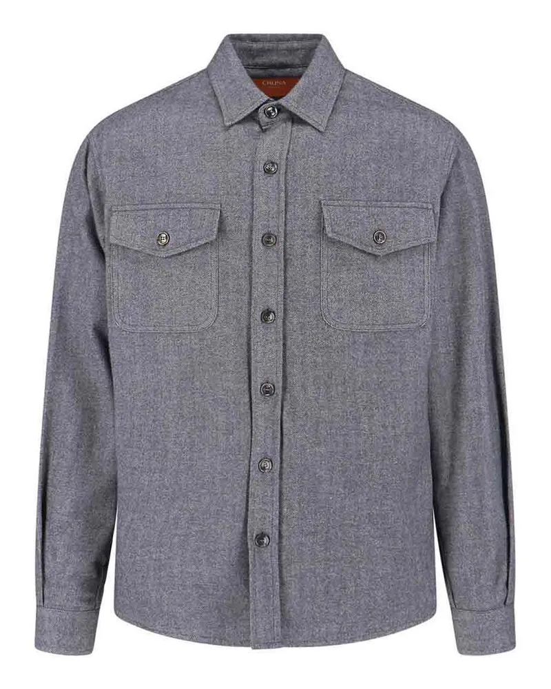 CRUNA Hemd - Grau Grau
