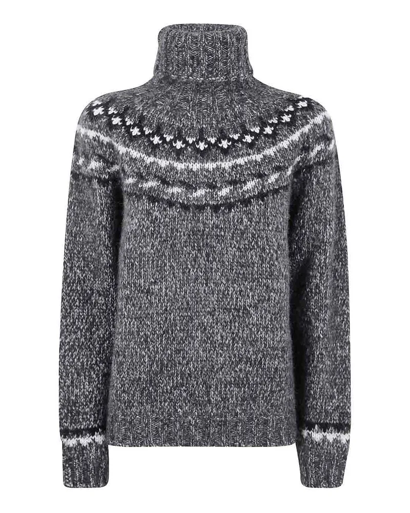 P.A.R.O.S.H. P. A.R. O.S. H. Rundhalspullover - Grau Grau