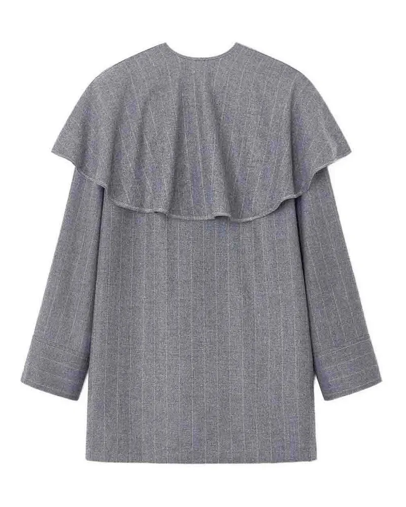 Ganni Kurzes Kleid - Grau Grau