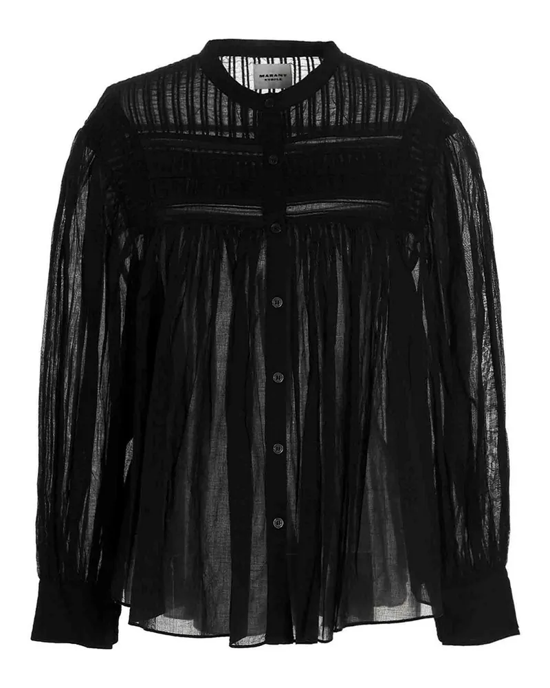 Étoile Isabel Marant Hemd - Schwarz Schwarz