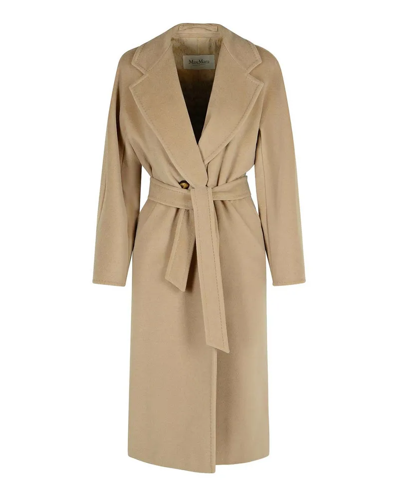 Max Mara Kurzer Mantel - Beige Beige
