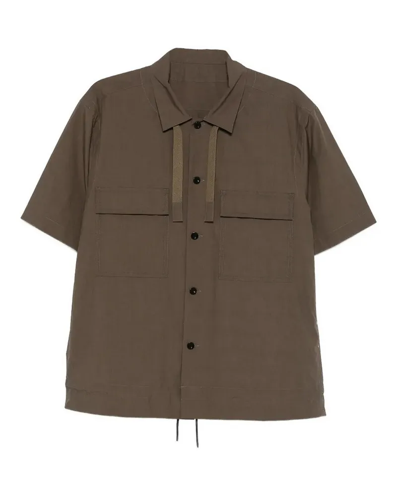 Sacai Hemd - Taupe Taupe