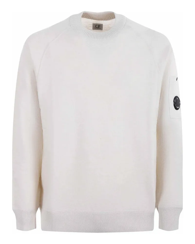 C.P. Company C. P. Company Rundhalspullover - Weiß Weiß