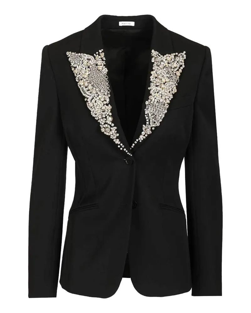 Alexander McQueen Blazer - Schwarz Schwarz