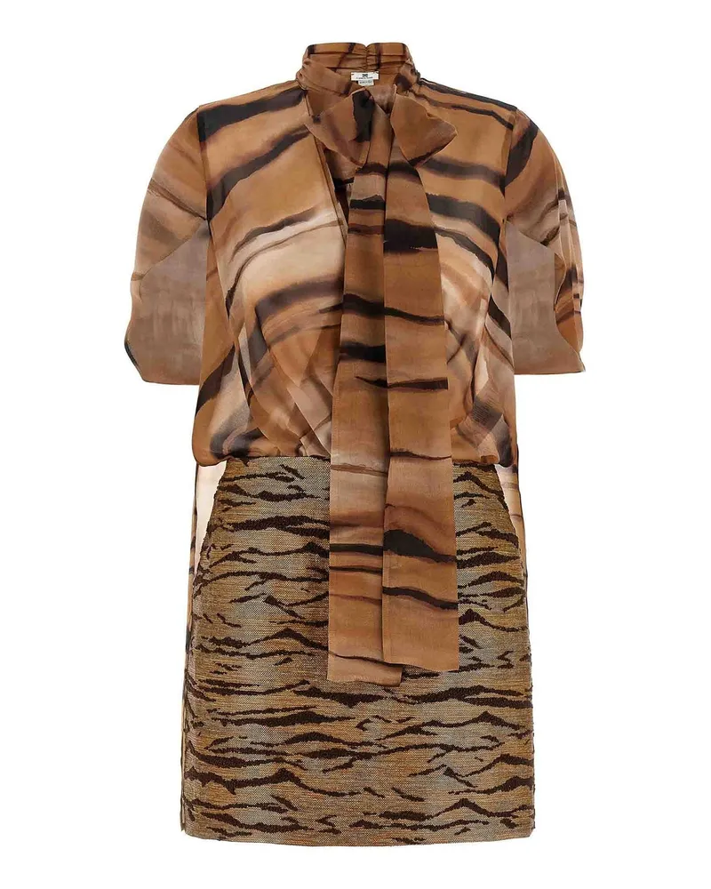Elisabetta Franchi Kurzes Kleid - Braun Braun