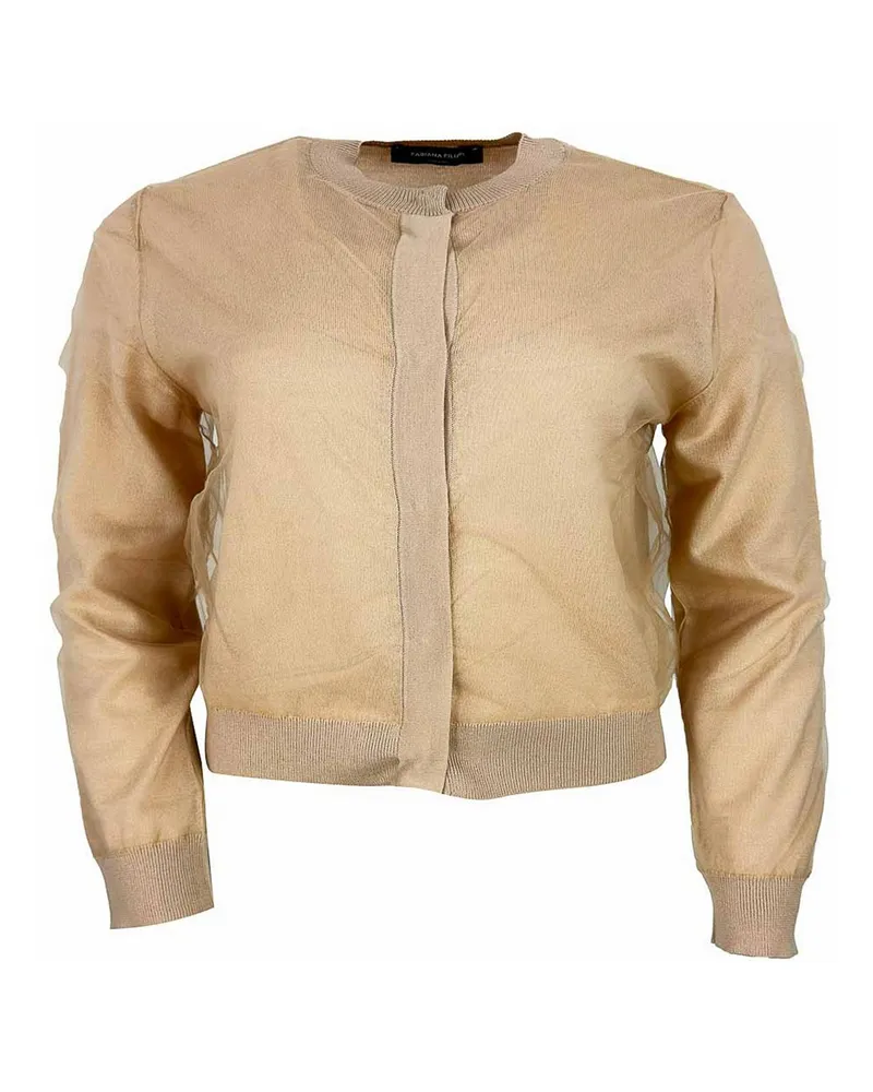 Fabiana Filippi Rundhalspullover - Braun Braun