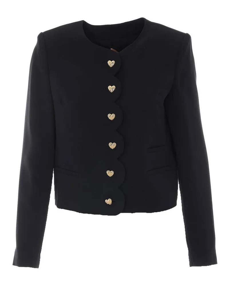 Twin-Set Casualjacke - Schwarz Schwarz
