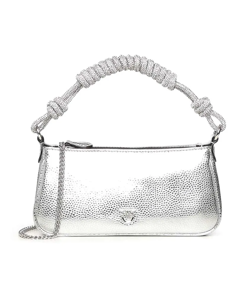 Pinko Clutch - Silber Silber
