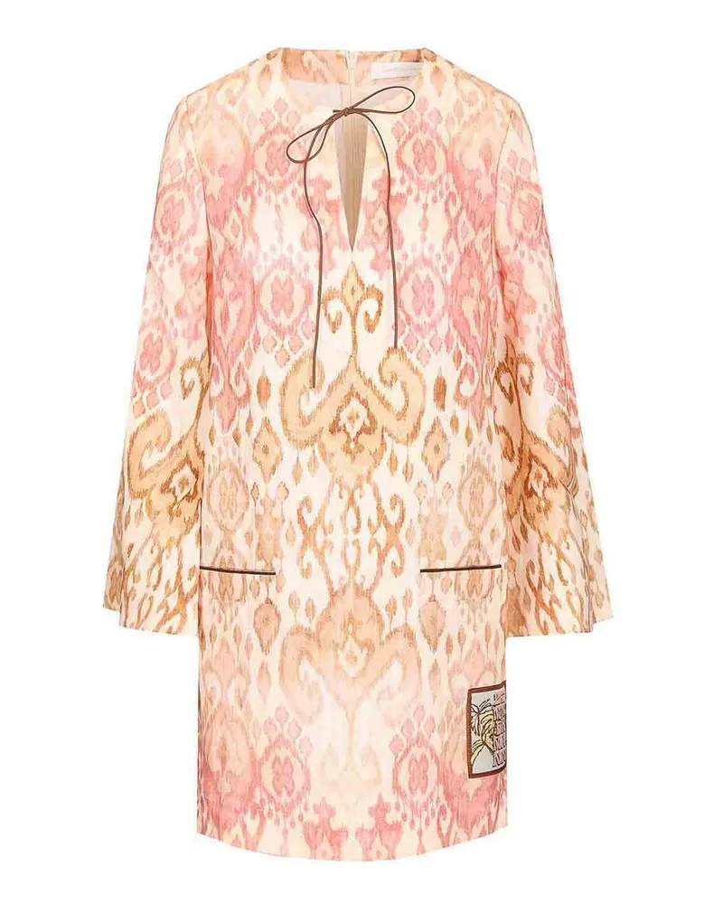 Zimmermann Kurzes Kleid - Bunt Bunt