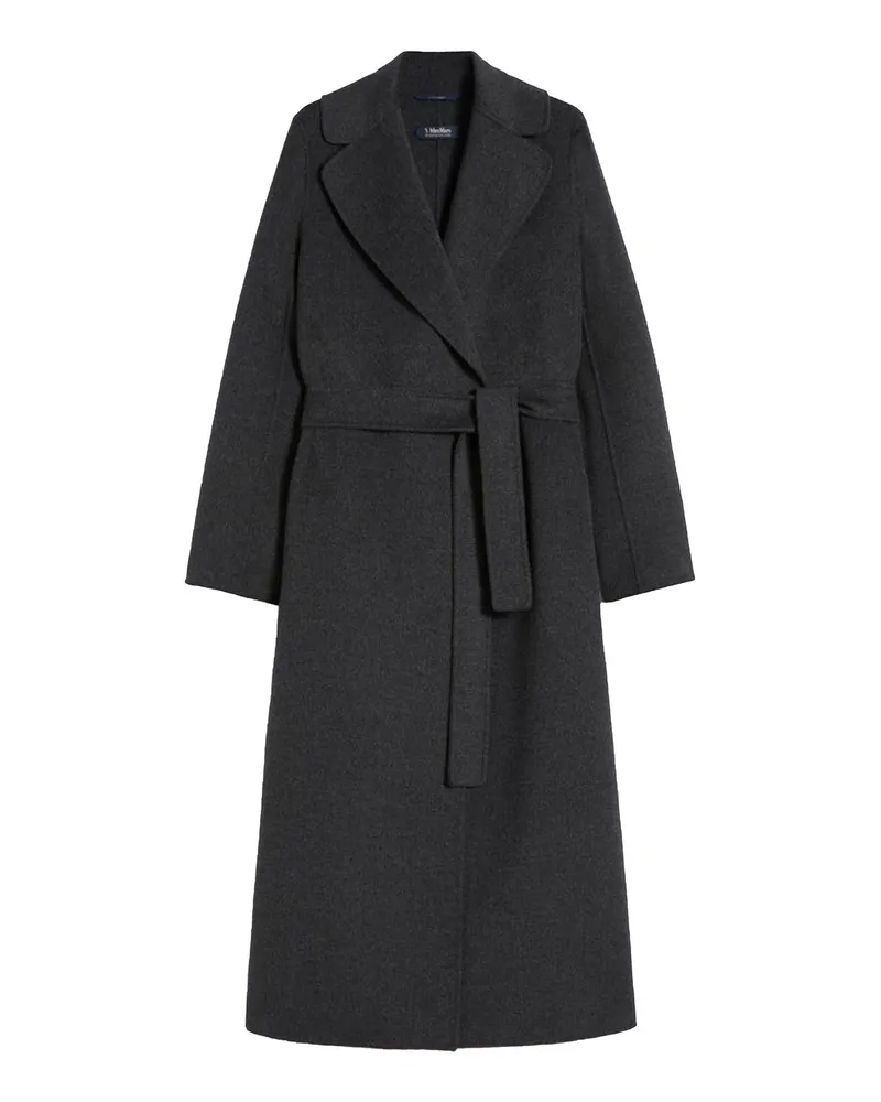 Max Mara Kurzer Mantel - Grau Grau