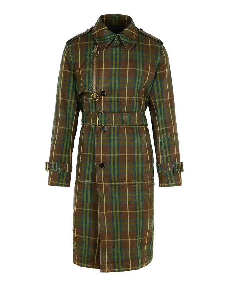 Burberry Kurzer Mantel - Grün Grün