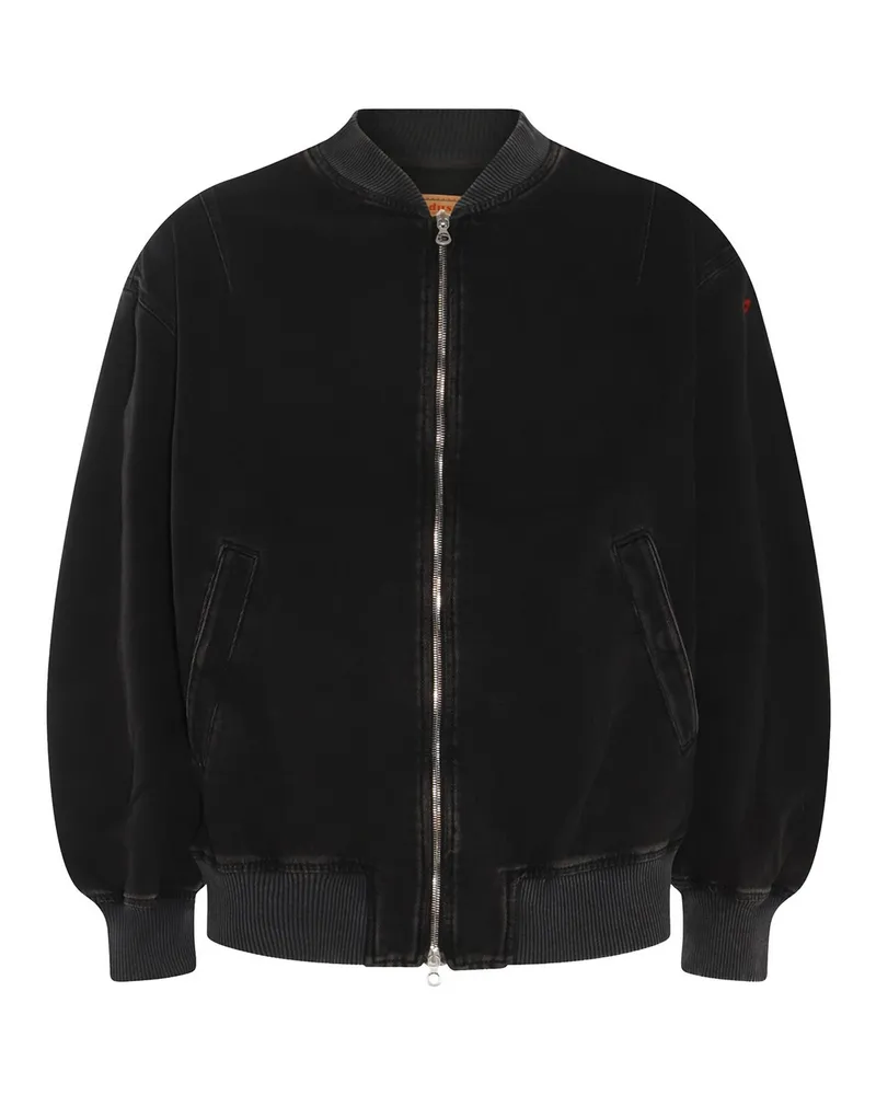 Diesel Jeansjacke - Schwarz Schwarz