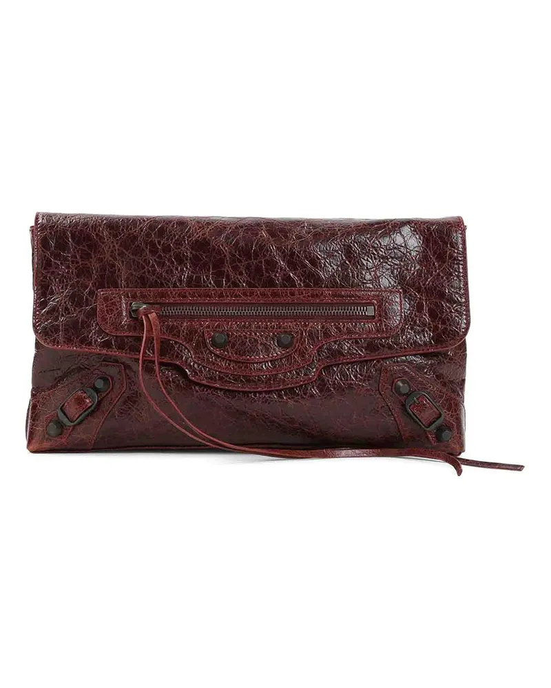 Balenciaga Clutch - Dunkelrot Dunkelrot