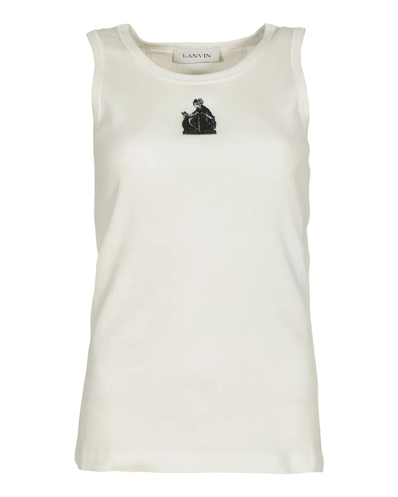 Lanvin Top - Weiß Weiß