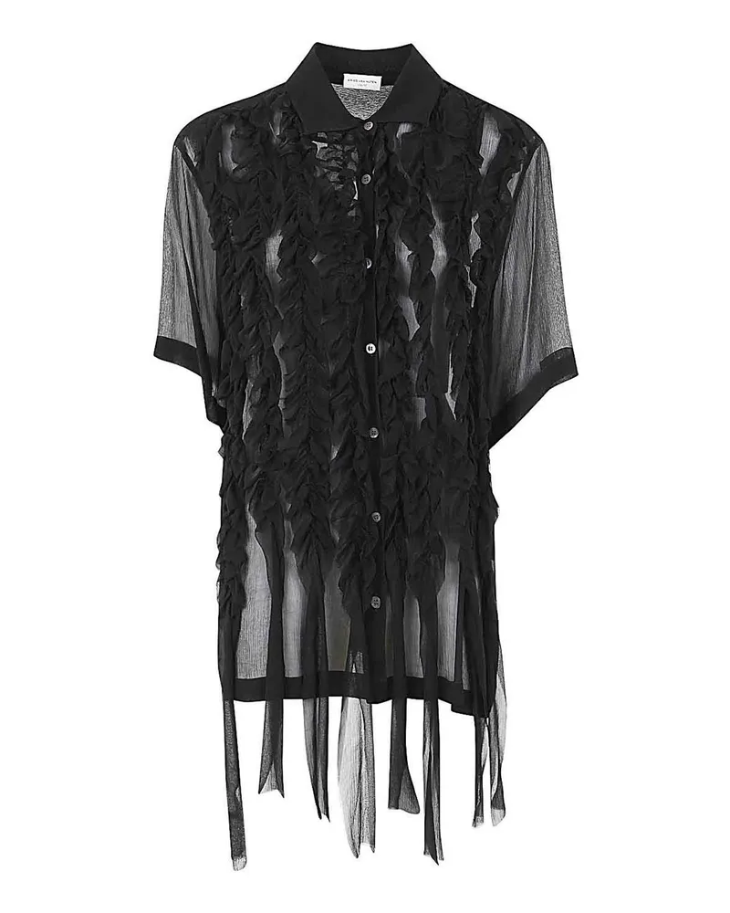 Dries van Noten Hemd - Schwarz Schwarz