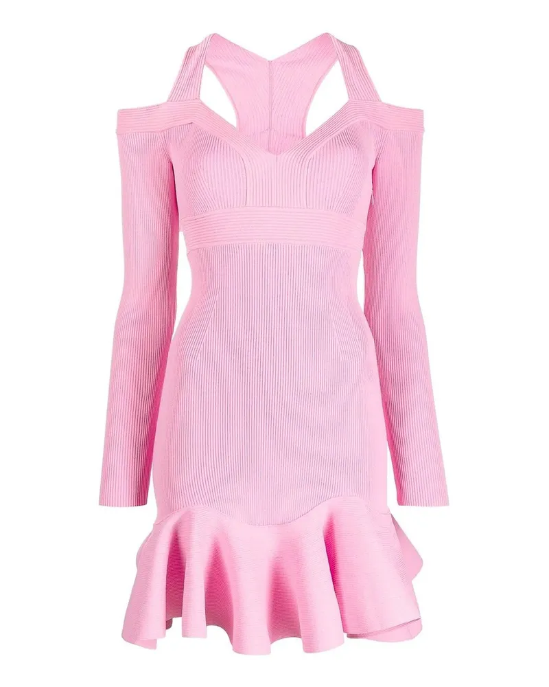 Alexander McQueen Kurzes Kleid - Rosa Rosa