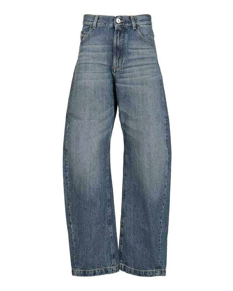 ATTICO Lederhose - Blau Blau