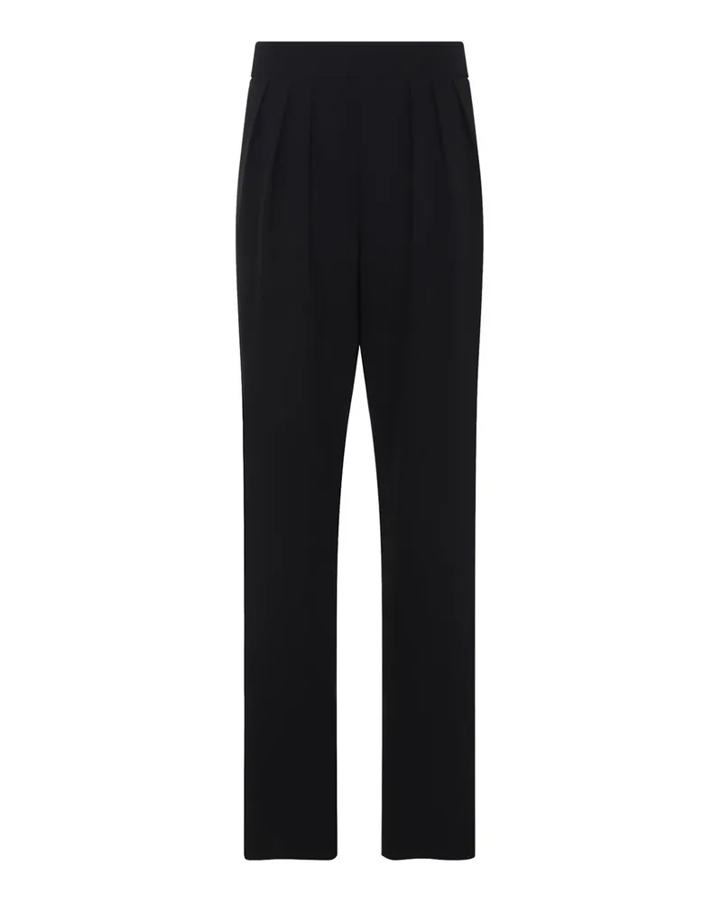 Giorgio Armani Casual Hose - Schwarz Schwarz