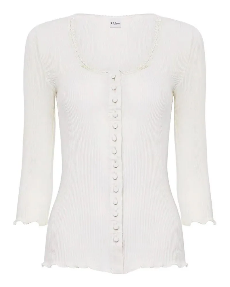 Chloé Top - Weiß Weiß
