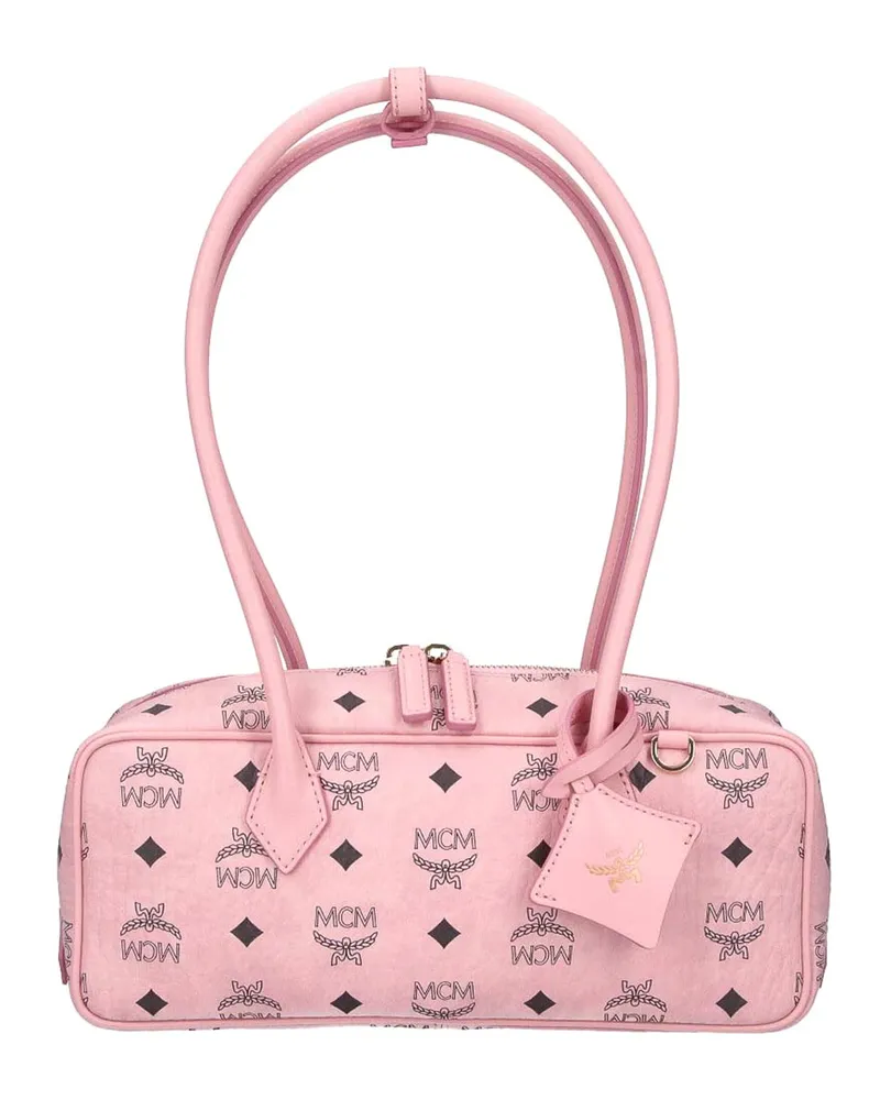 MCM Schultertasche - Nude Nude