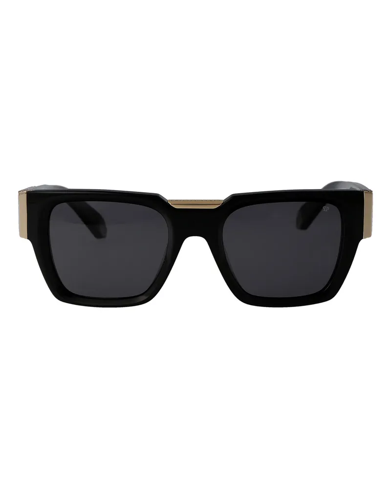 Philipp Plein Sonnenbrille - Schwarz Schwarz
