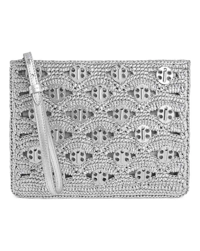 Paco Rabanne Clutch - Silber Silber