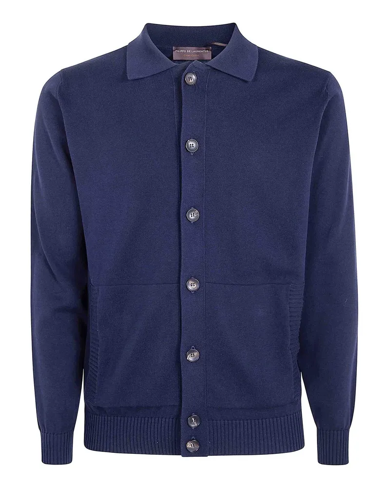 Filippo de Laurentiis Cardigan - Blau Blau