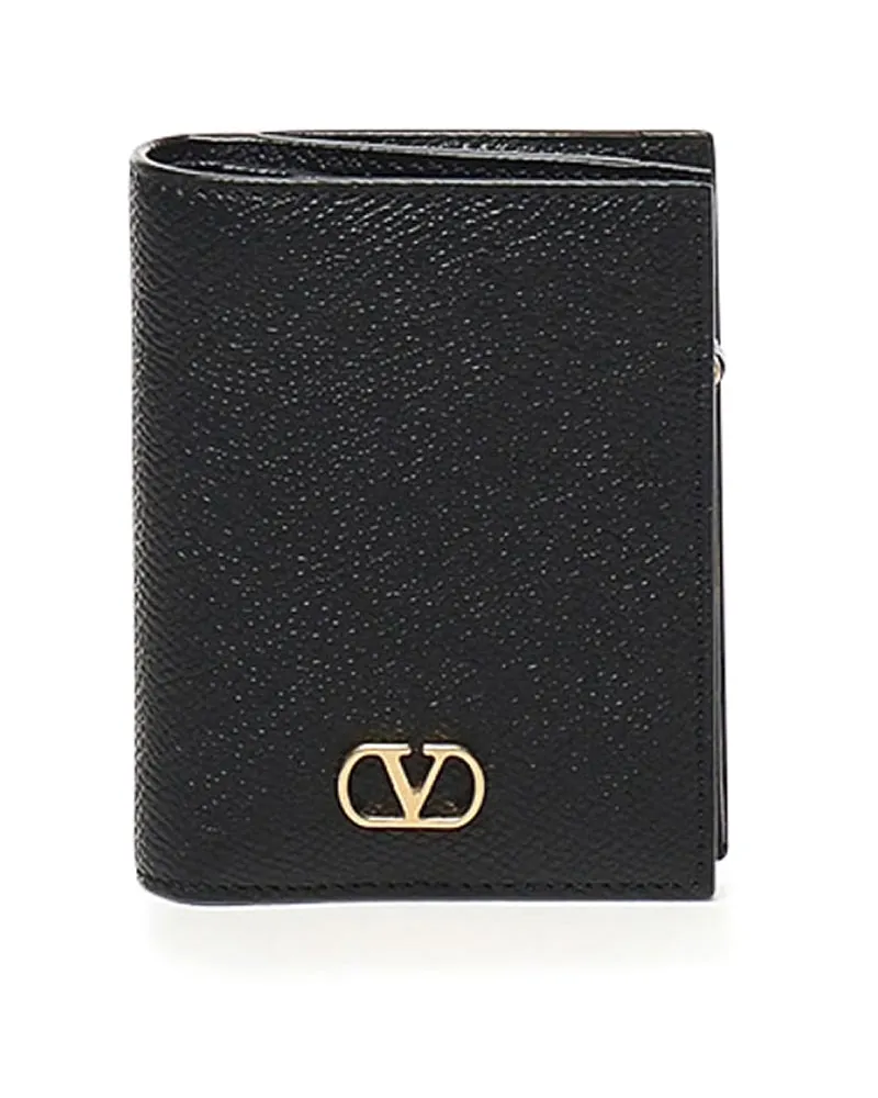 Valentino Garavani Portemonnaie - Schwarz Schwarz