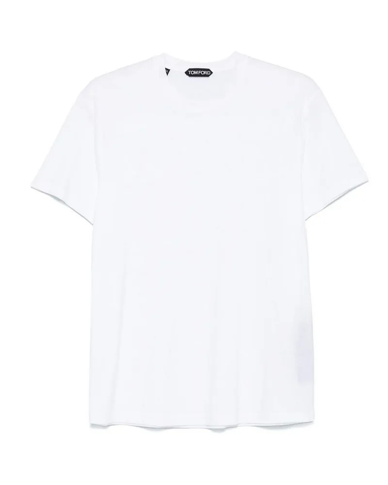 Tom Ford Rundhalspullover - Weiß Weiß