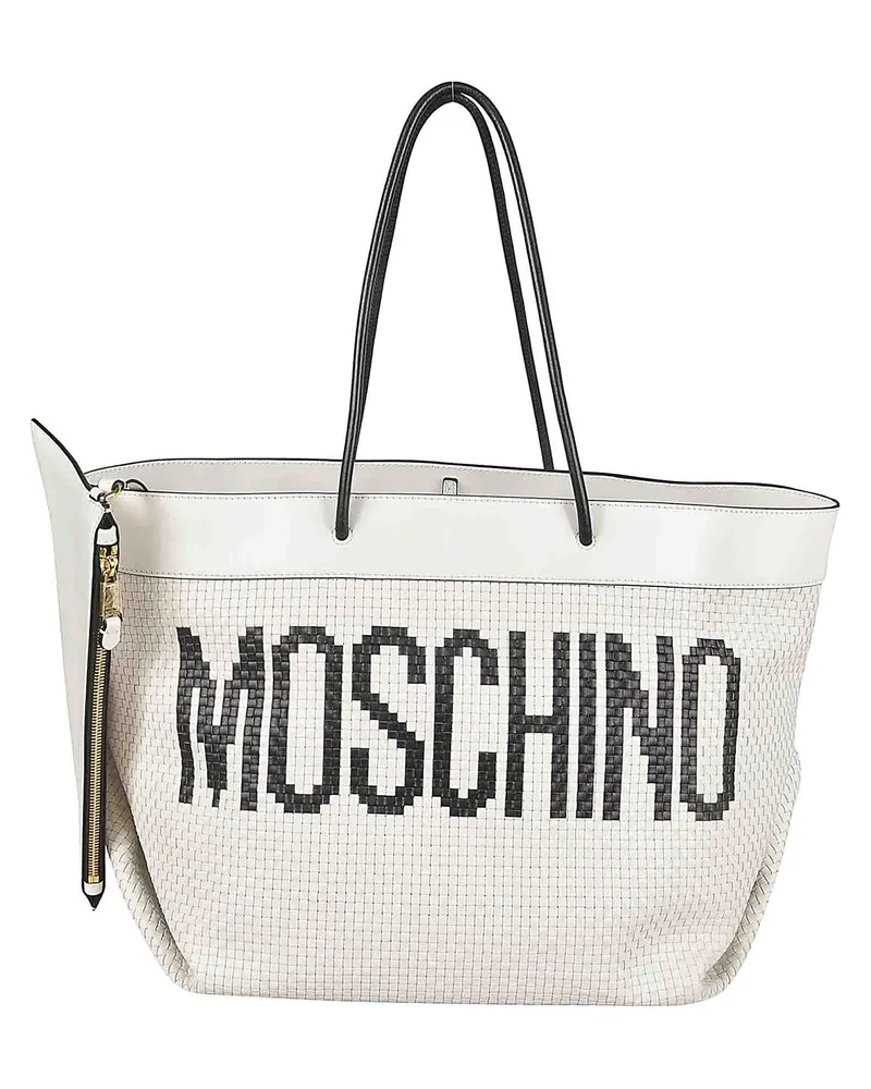 Moschino Umhängetasche - Schwarz Weiß