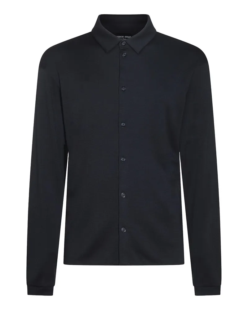 Giorgio Armani Hemd - Schwarz Schwarz