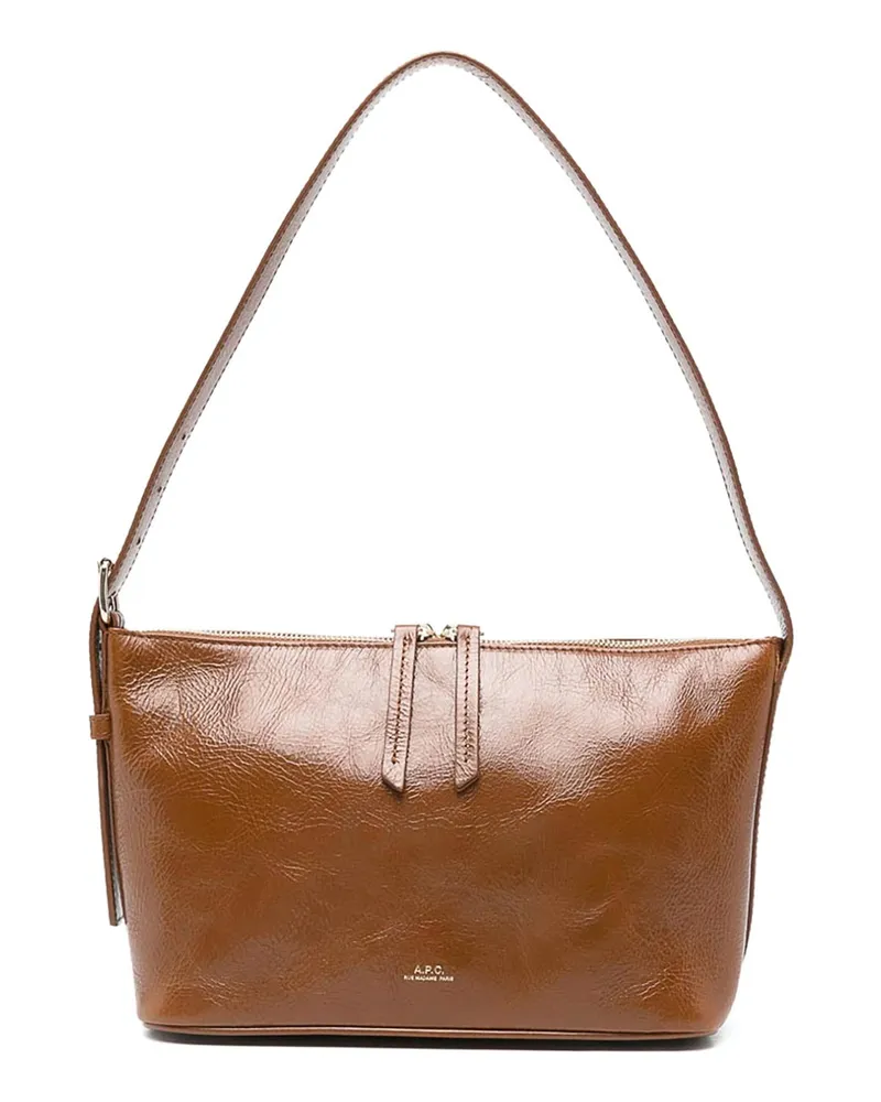 A.P.C. A. P.C. Schultertasche - Braun Braun