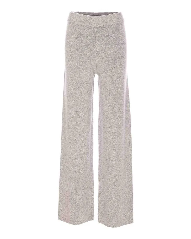 Max Mara Schlagjeans - Grau Grau