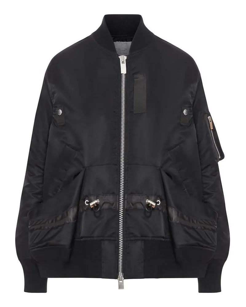 Sacai Bomberjacke - Schwarz Schwarz