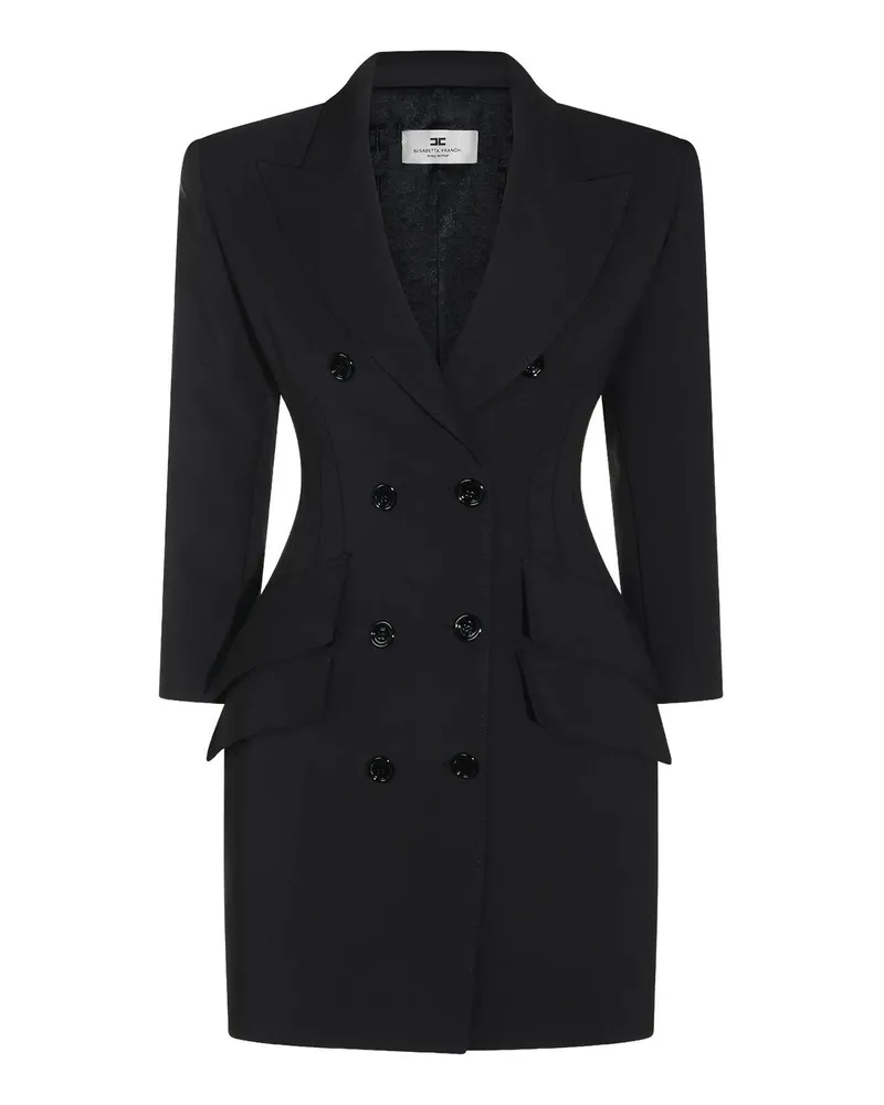 Elisabetta Franchi Kurzes Kleid - Schwarz Schwarz