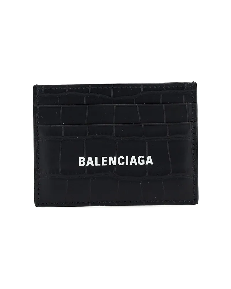 Balenciaga Portemonnaie - Schwarz Schwarz