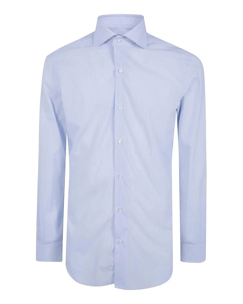 BARBA Hemd - Blau Blau