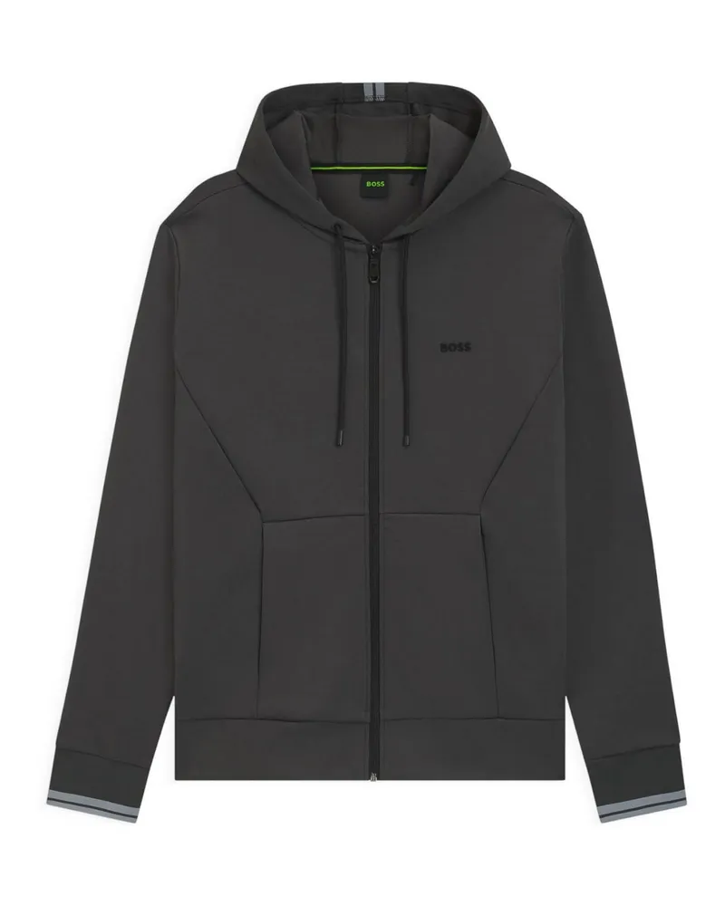 HUGO BOSS U-Boot-Pullover - Grau Grau