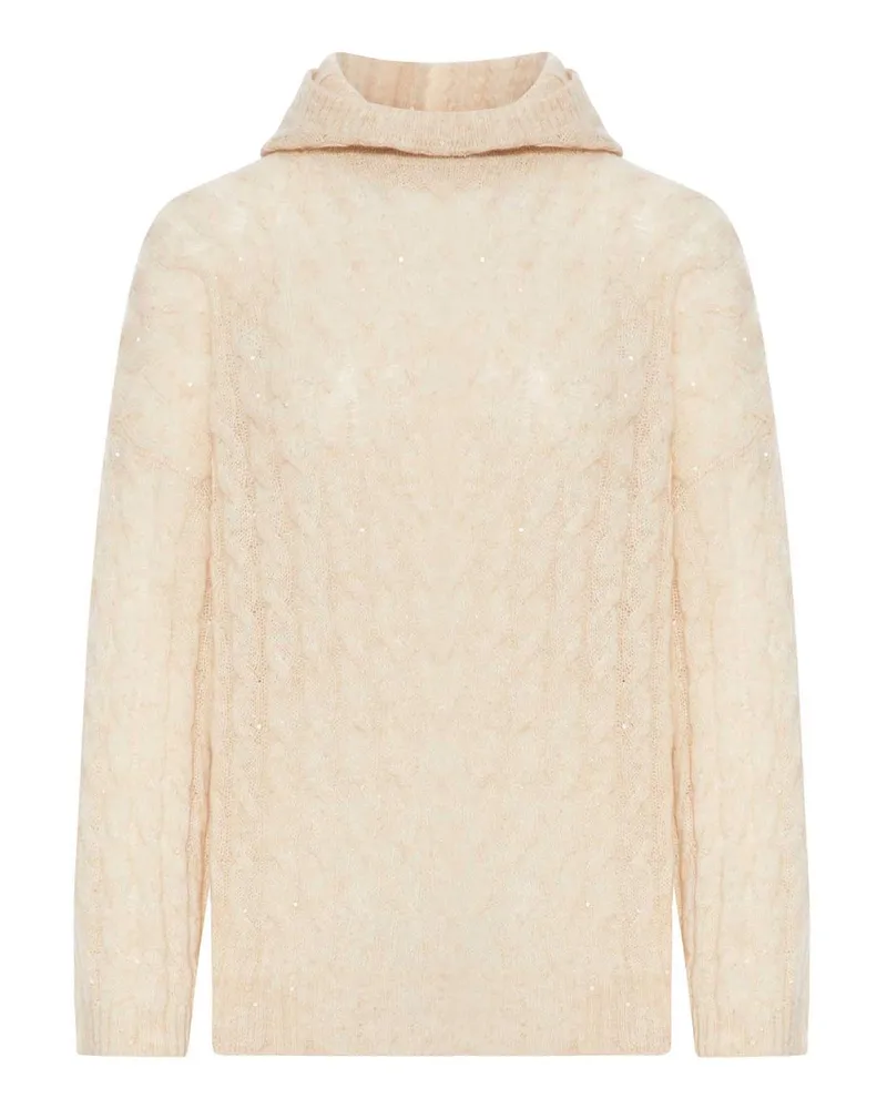 Brunello Cucinelli Rundhalspullover - Nude Nude