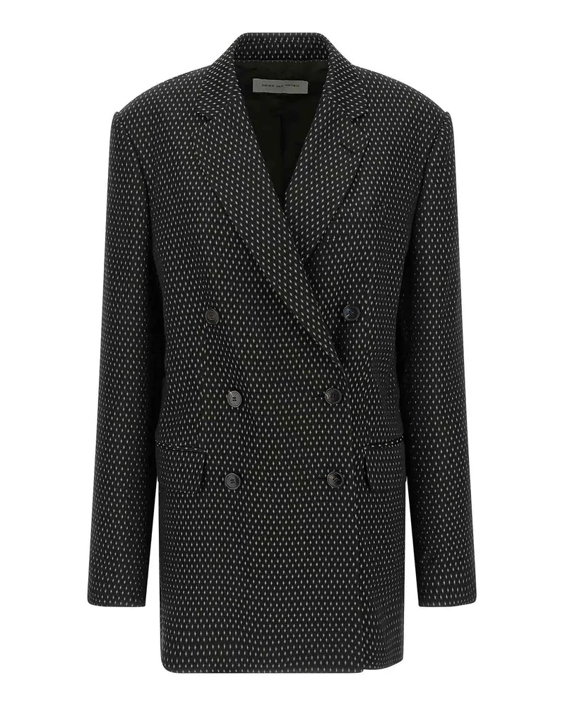 Dries van Noten Blazer - Schwarz Schwarz
