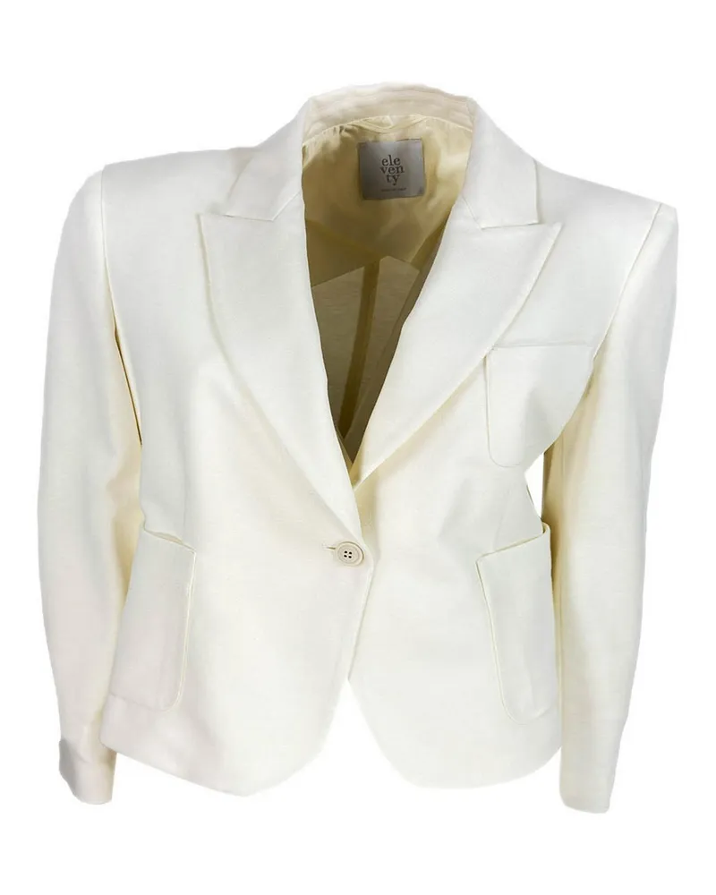 Eleventy Casualjacke - Weiß Weiß